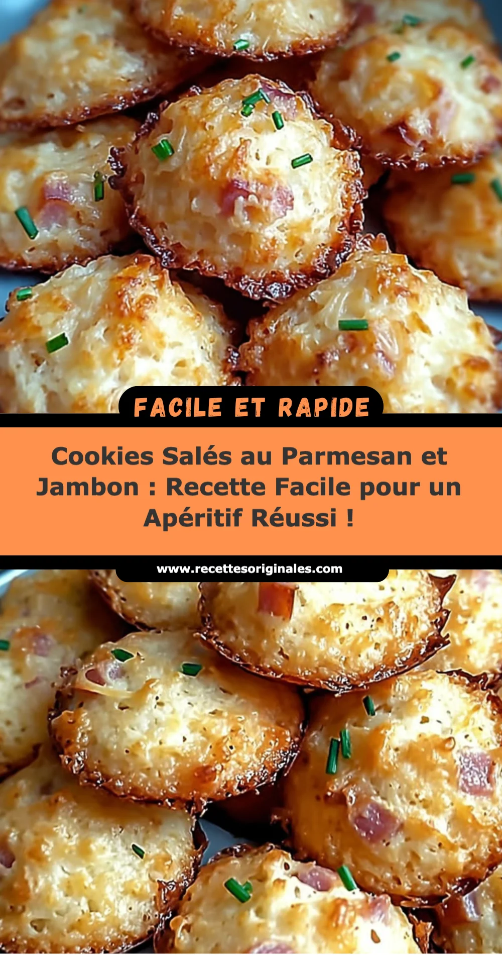 Cookies Salés au Parmesan et Jambon : Recette Facile pour un Apéritif Réussi !