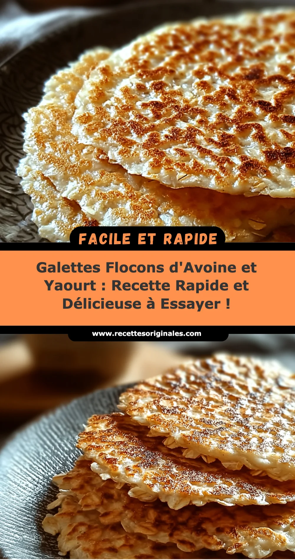 Galettes Flocons d'Avoine et Yaourt : Recette Rapide et Délicieuse à Essayer !