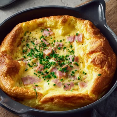 Recette d'Omelette Soufflée au Jambon et Fromage Ultra Moelleuse