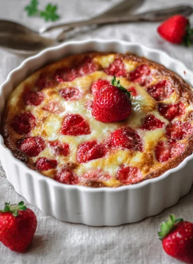 Recette de Clafoutis Léger aux Fraises (Délicieux et Facile !)