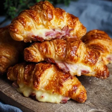 Recette de Croissants Lardons-Raclette (Faciles et Gourmands !)