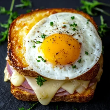 Recette de Croque-Madame Gourmand (Fondant et Croustillant)