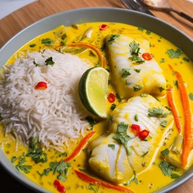 Recette de Curry de Poisson au Lait de Coco (Facile et Savoureux !)