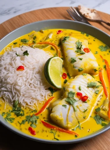 Recette de Curry de Poisson au Lait de Coco (Facile et Savoureux !)