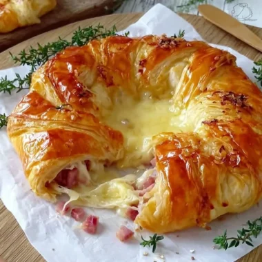Recette de Feuilleté au Camembert et Lardons (Facile et Savoureux !)