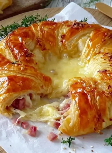 Recette de Feuilleté au Camembert et Lardons (Facile et Savoureux !)