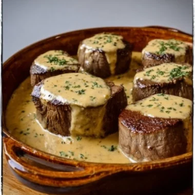 Recette de Filet Mignon à la Moutarde, Miel et Crème Fraîche (Délicieux et Réconfortant !)