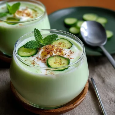 Recette de Gaspacho de Concombre et Yaourt Grec (Rafraîchissant et Facile !)