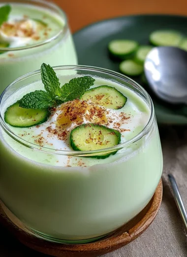 Recette de Gaspacho de Concombre et Yaourt Grec (Rafraîchissant et Facile !)
