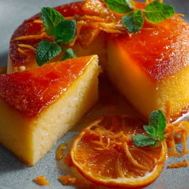 Recette de Gâteau de Semoule à l'Orange Léger et Délicieux