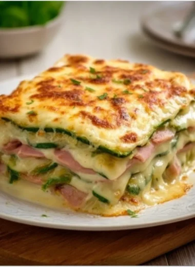 Recette de Lasagnes Courgettes Jambon Savoureuses et Légères
