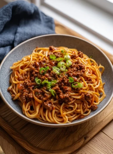 Recette de Nouilles Épicées au Bœuf et à l'Ail (Rapide et Savoureux !)