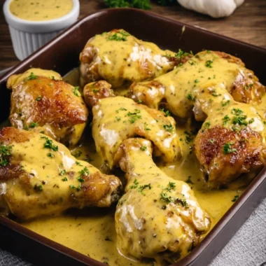 Recette de Pilons de Poulet à la Crème, Moutarde et Miel