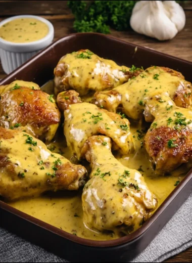 Recette de Pilons de Poulet à la Crème, Moutarde et Miel