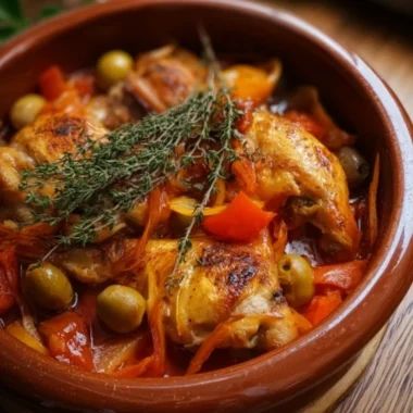 Recette de Poulet à la Catalane (Facile et Savoureuse !)