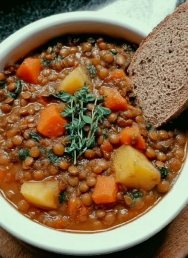 Recette de Ragoût de Lentilles et Légumes Réconfortant