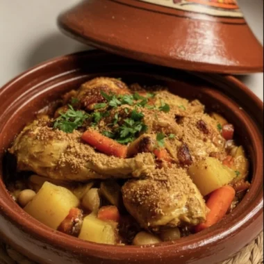 Recette de Tajine de Poulet Marocain (Facile et Savoureux !)