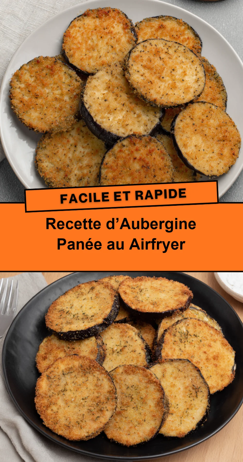 Recette d'Aubergine Panée au Airfryer (Croustillante et Savoureuse !)