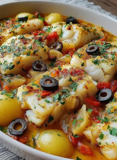 Recette de Bacalhau à la Portugaise (Savoureux et Réconfortant !)