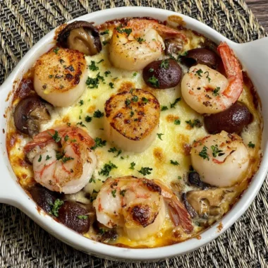 Recette de Cassolette de la Mer aux Saint-Jacques et Crevettes
