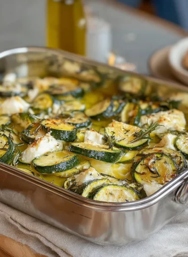Recette de Courgettes Feta au Four (Facile et Savoureuse !)