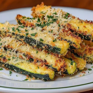 Recette de Frites de Courgettes au Parmesan Croustillantes et Saines
