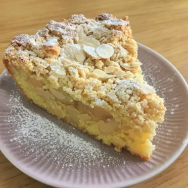 Recette de Gâteau Crumble Citron Amande (Délicieux et Facile !)