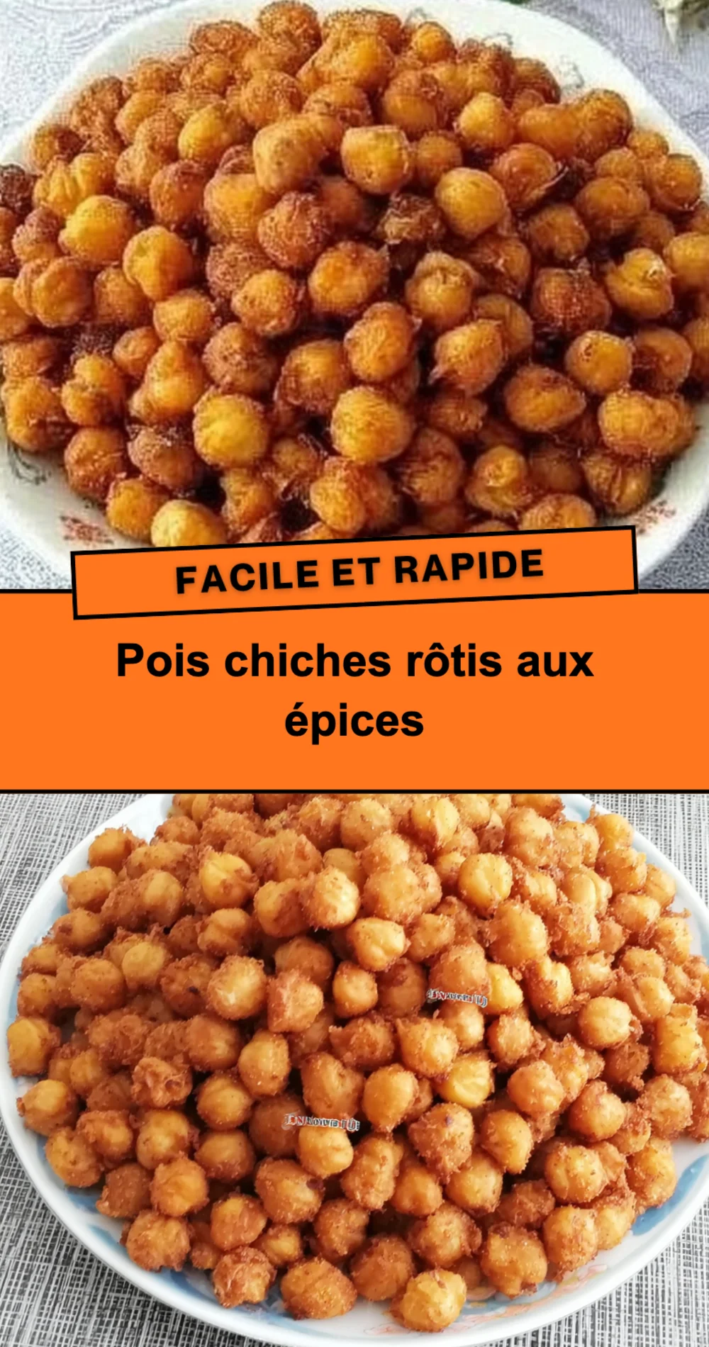 Recette de Pois Chiches Rôtis aux Épices (Croustillants et Savoureux !)