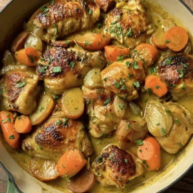 Recette de Poulet au Chorizo et au Cidre (Réconfortant et Savoureux !)