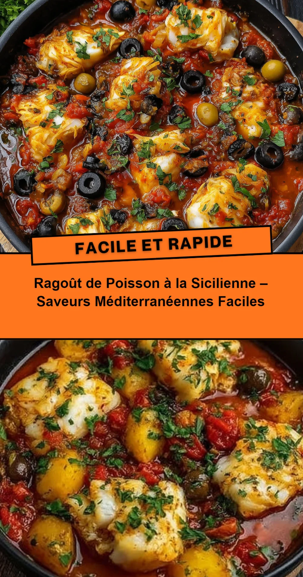 Recette de Ragoût de Poisson à la Sicilienne (Facile et Savoureux !)