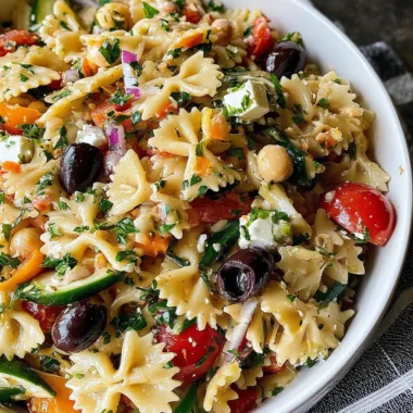 Recette de Salade de Pâtes Italienne Acidulée (Un Goût de Vacances !)