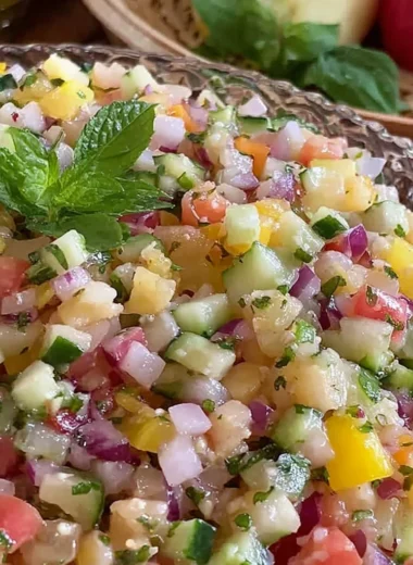 Recette de Salade Fraîcheur Colorée aux Légumes et Herbes