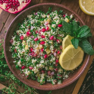Recette de Taboulé Palestinien (Fraîcheur et Saveurs au Rendez-vous !)