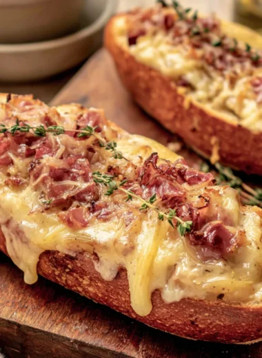 Recette de Baguette Farcie Tartiflette en 15 Minutes (Réconfortante !)