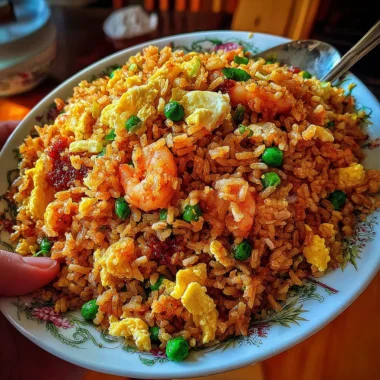 Recette de Bang Bang Fried Rice Savoureux et Réconfortant