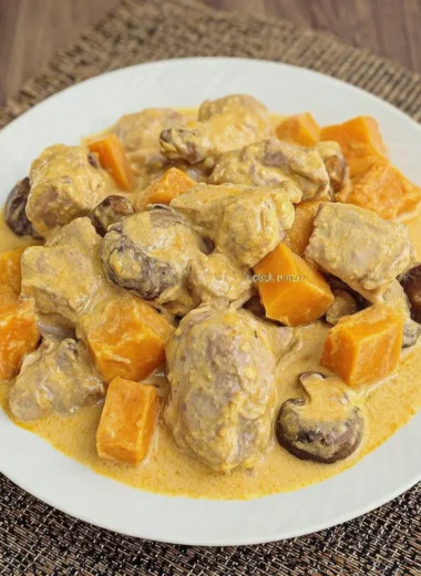 Recette de Blanquette de Dinde aux Marrons et Potiron (Réconfortante !)