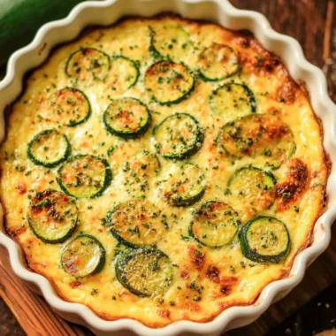 Recette de Clafoutis aux Courgettes et Parmesan (Savoureux et Réconfortant !)
