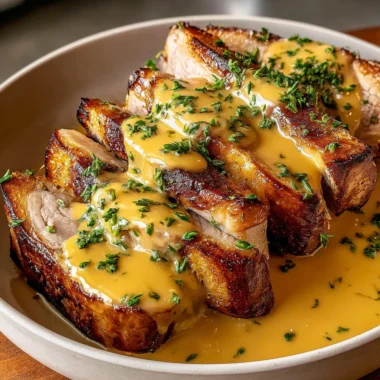 Recette de Côtes de Porc Sauce Charcutière (Facile et Réconfortante !)