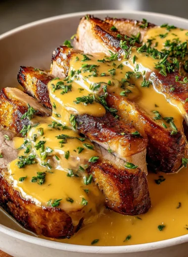 Recette de Côtes de Porc Sauce Charcutière (Facile et Réconfortante !)