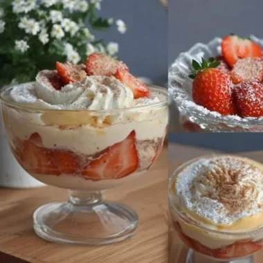 Recette de Fraisier Express en Verrine (Crémeux et Léger !)