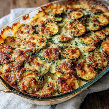 Recette de Gratin de Courgettes Fondant à l'Emmental (Sans Crème !)