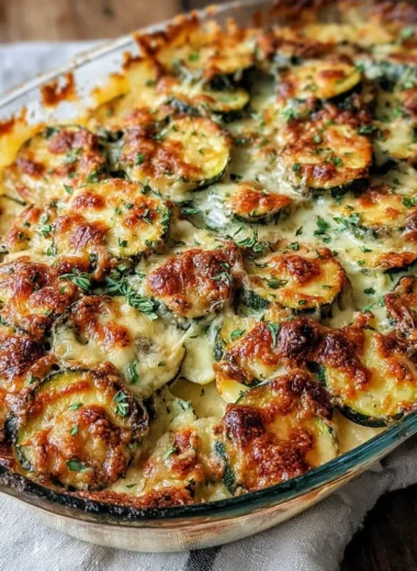 Recette de Gratin de Courgettes Fondant à l'Emmental (Sans Crème !)