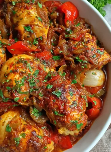 Recette de Poulet Basquaise Facile en 30 Minutes