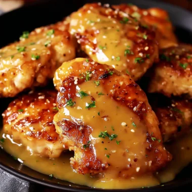 Recette de Poulet Croquant avec Sauce Moutarde au Miel