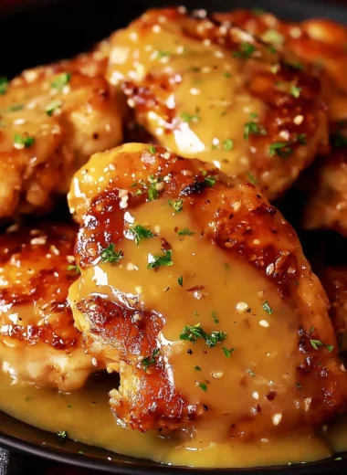 Recette de Poulet Croquant avec Sauce Moutarde au Miel
