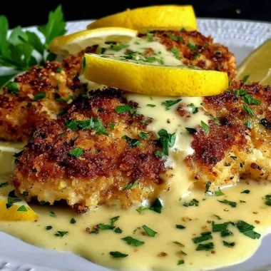 Recette de Poulet Croûté au Pecorino et Citron (Crémeux et Croquant)
