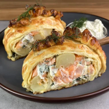 Recette de Roulé de Pommes de Terre au Saumon Fumé (Délicieux et Facile !)