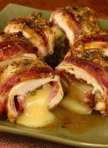 Recette de Rouleaux de Poulet Farcis au Jambon et Fromage Croustillants