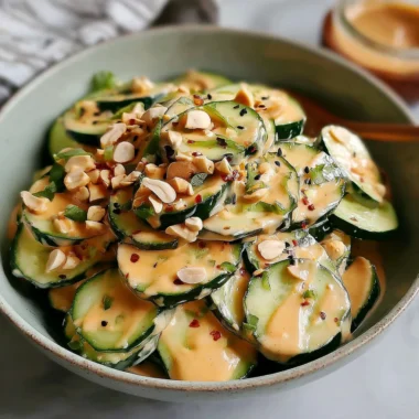 Recette de Salade de Concombre Asiatique Crémeuse (Fraîche et Savoureuse !)