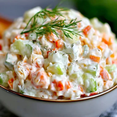 Recette de Salade de Crabe Fraîche et Savoureuse